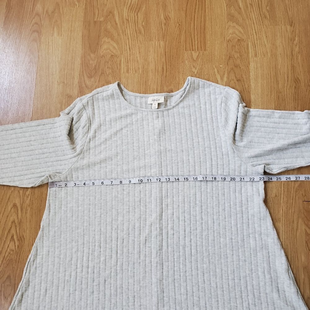 Style & Co Plus Size Ribbed-Knit Dress sz 3x - Picture 8 of 11
